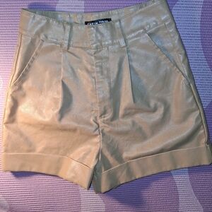 High Waist Tan Women's Shorts